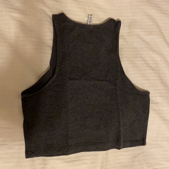 Dark grey crop top - Picture 3 of 3